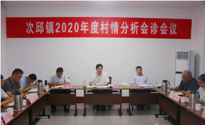 汶上县人民政府 镇街会议 次邱镇召开2020年度村情分析会诊会议